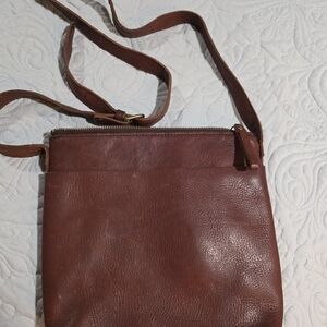 Brown Leather Crossbody Bag